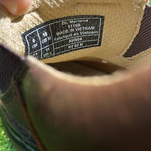 Dr Martens Mens Brown Leather Round Toe Slip On Loafer Shoes Size 10 (11198) - Picture 5 of 7